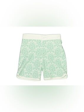 Minnow boys abaco green paisley board shorts, size 9/10 EUC
